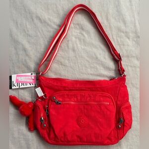 Kipling Vibrant Red Crossbody Bag